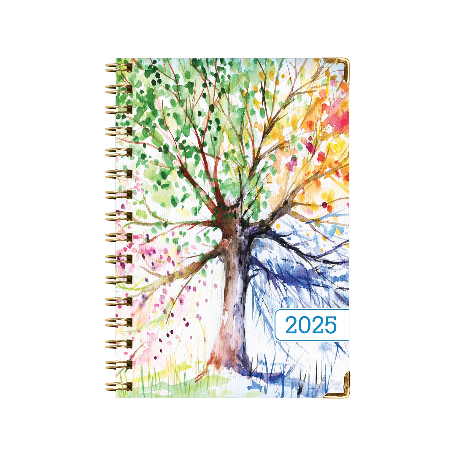 2025 Global Printed Products 5.5 x 8 Weekly & Monthly Planner, Paperboard Cover, Multicolor (SPLS25-58-20)