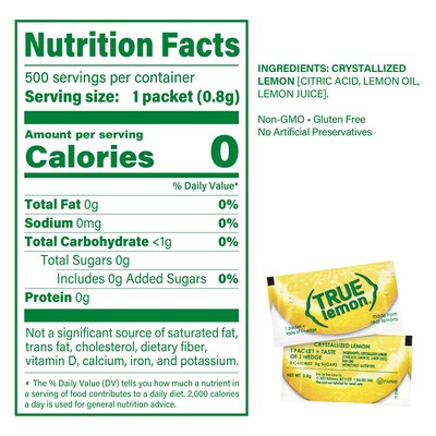 True Lime and True Lemon Variety Pack, 1000/Pack (600-04095)