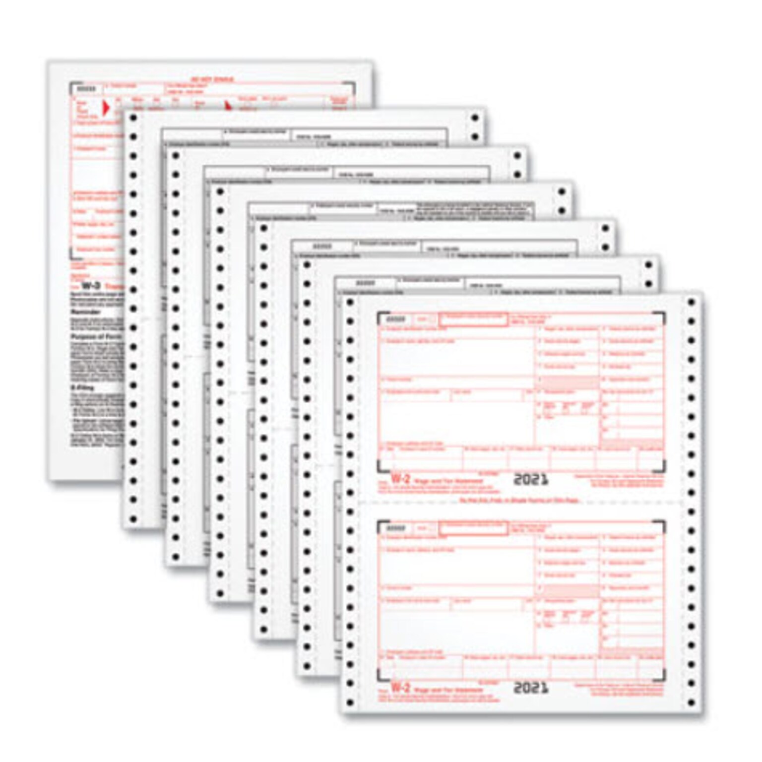 TOPS W-2 Tax Form, 6-Part, 24/Pack (2206C)