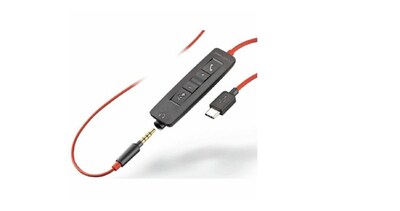 Poly Blackwire C3220 Headset Wired Noise Canceling Headset, Black (8M3U6AA#ABA)