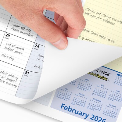 2026-2027 AT-A-GLANCE QuickNotes 18" x 11" Monthly Desk Pad Calendar (SK710-00-26)