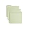 Smead FasTab Reinforced Box Bottom Hanging File Folder, 2 Expansion, 3-Tab Tab, Letter Size, Moss,