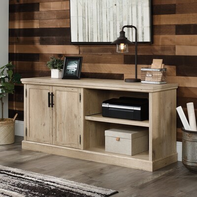 Sauder Aspen Post 30H Storage Credenza with 2 Shelves, Prime Oak (427018)