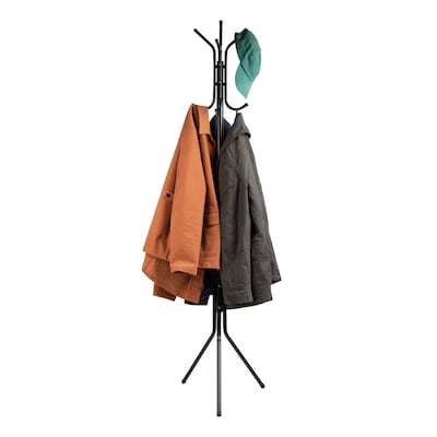 Mind Reader Coat Rack Freestanding Coat Tree , Black, Metal (CRACK11-BLK)