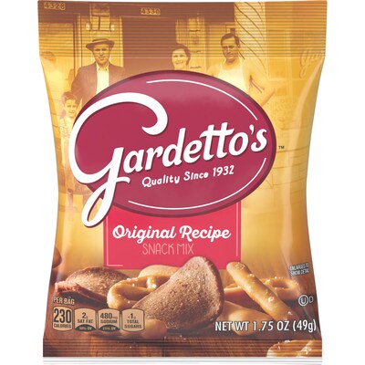 Gardettos Original Snack Mix, 1.75 oz., 42 Bags/Carton (GEM49448)
