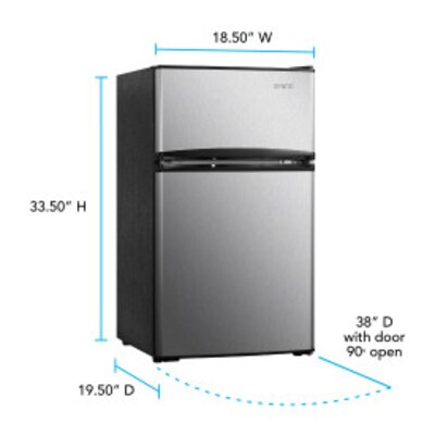 Avanti RA31B3S 18.5 3.1 Cu. Ft. Refrigerator w/Freezer
