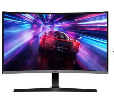 Samsung 27" Curved 100Hz LED Gaming Monitor, Built-in Speakers, Black (LS27D396GANXZA)