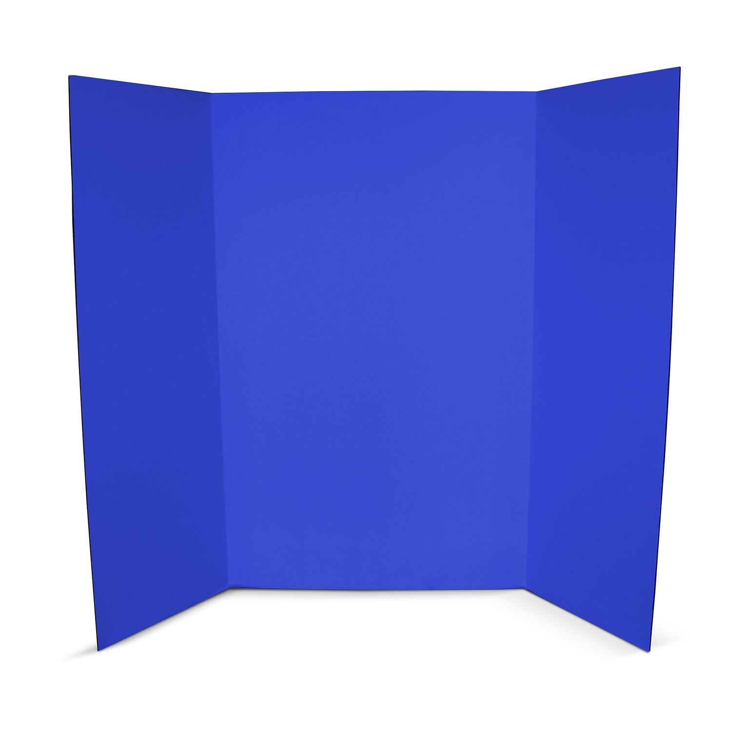 Flipside Tri-Fold Foam Board, 36 x 48, Blue, 3/Pack (30085-3)