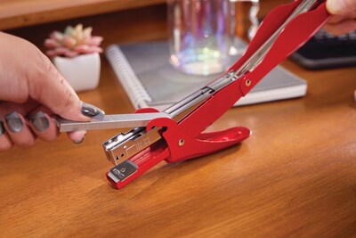Swingline Vintage Plier Stapler, 25-Sheet Capacity, Red (S701059)