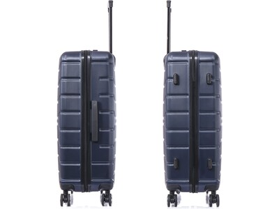 InUSA Trend Polycarbonate/ABS Large Suitcase, Blue (IUTRE00L-BLU)