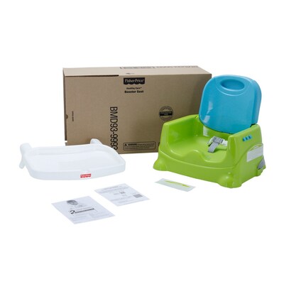 Fisher-Price Healthy Care Booster Seat, Green (BMD93)