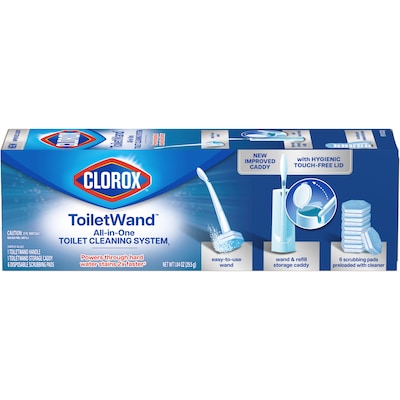 Clorox ToiletWand Disposable Toilet Cleaning System, Blue (COX03191)