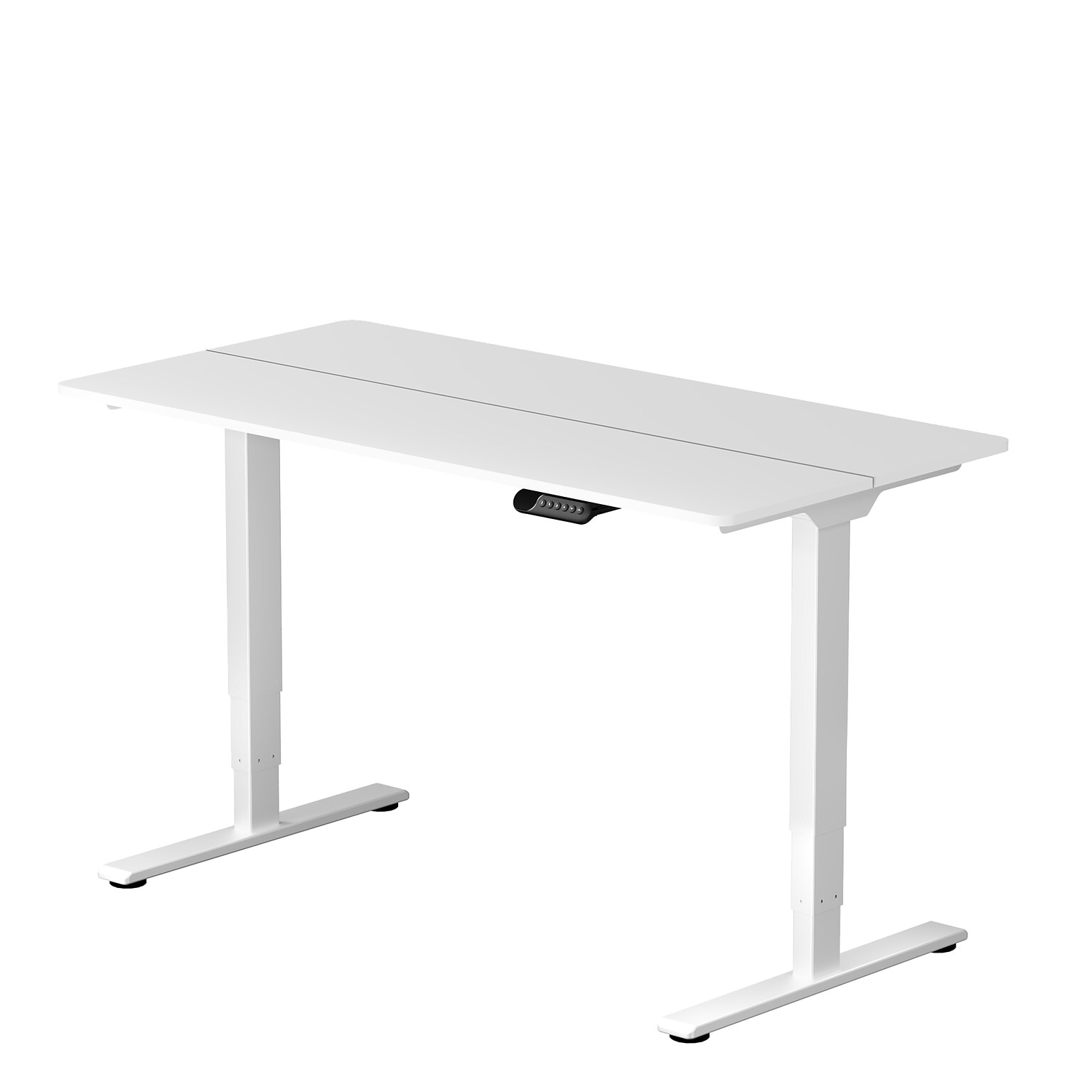 FlexiSpot ET362 55W Electric Adjustable Standing Desk, White (4S-S09010080)