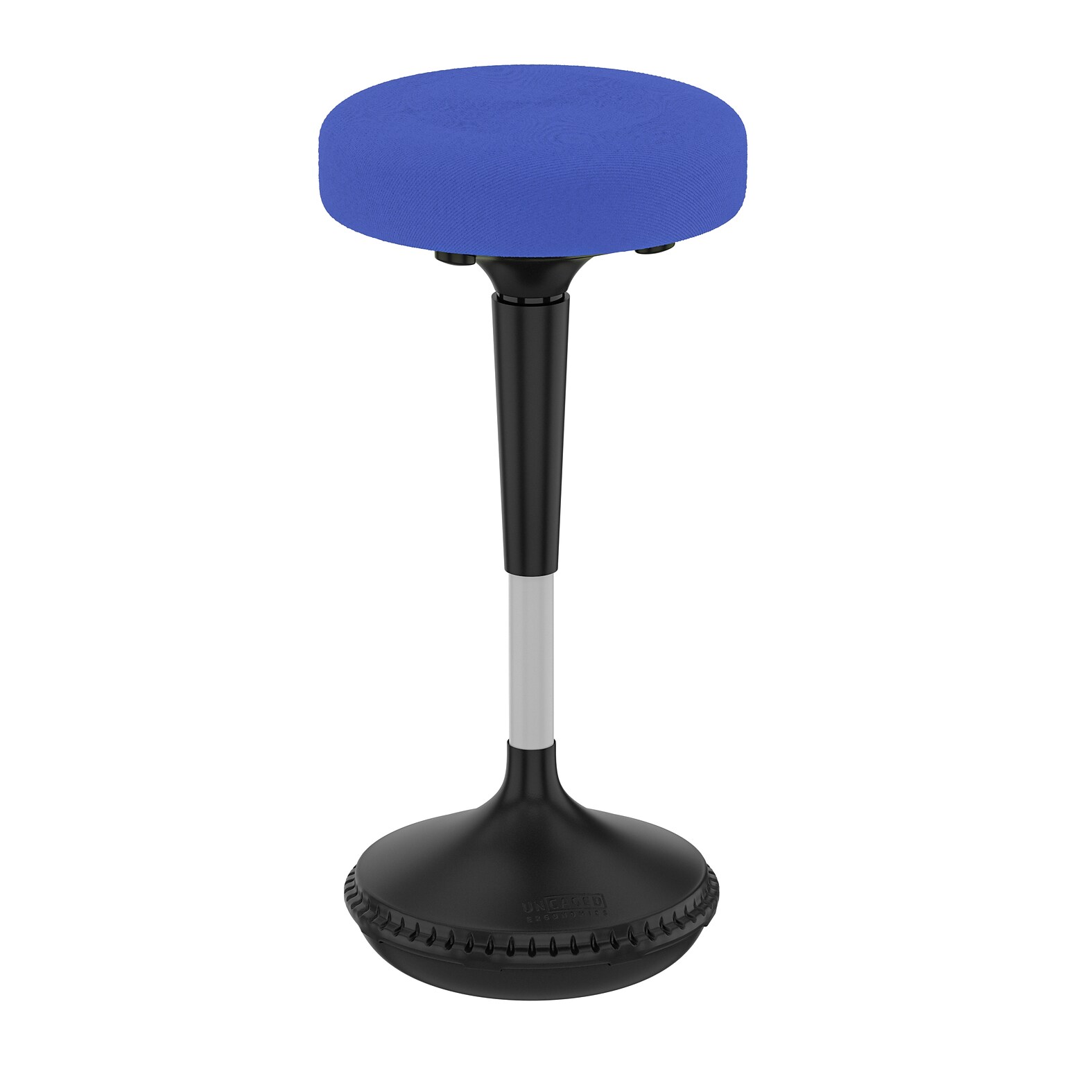Uncaged Ergonomics Armless Wobble Office Stool, Blue (WSU)