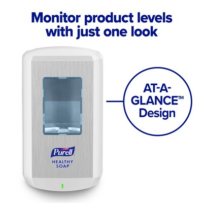 PURELL HEALTHY SOAP CS6 Automatic Wall Mounted Hand Soap Dispenser, White (6530-01)