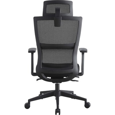 Lorell Ergonomic Mesh Swivel Executive Chair, Black (LLR81998)