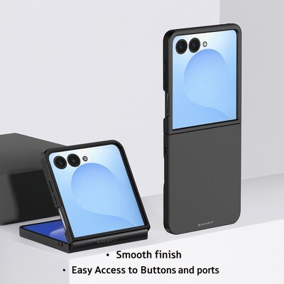 SaharaCase Venture Series Slim Case for Galaxy Z Flip7, Scorpion Black (CP00860)