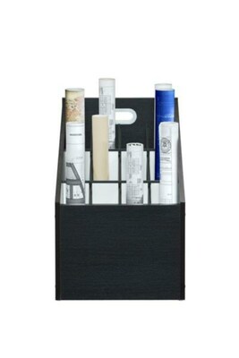 AdirOffice Vertical File Cabinet, 22.24H x 15.55W x 15.55D, Black (ADI627-WBLK)