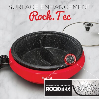 THE ROCK by Starfrit Dual-Sided 3.2 Qt. Thermal Pot, Red (024425-002-0000)