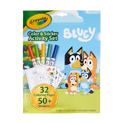 Crayola Color & Sticker: Bluey Activity Book, 3 Sets/Bundle (BIN042743-3)
