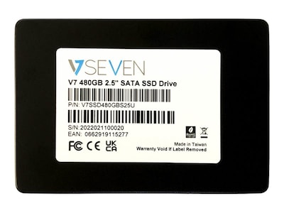 V7 480GB 2.5" SATA/600 Internal Solid State Drive (V7SSD480GBS25U)