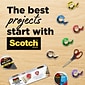 Scotch Permanent Double Sided Tape with Dispenser, 1/2" x 250" (136)