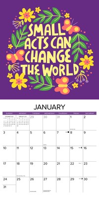 2027 Willow Creek Best Day Yet 12" x 12" Monthly Wall Calendar, Assorted Colors (59159)