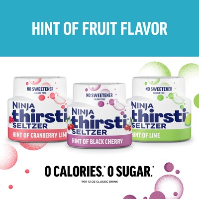 Ninja Thirsti Sugar-Free SPLASH Variety Pack Drink Mix Drops, 2.07 oz., 3/Pack (WCFV1)