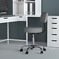 Boss Caressoft Armless Medical Stool w/Back Cushion, Gray (B245-GY)