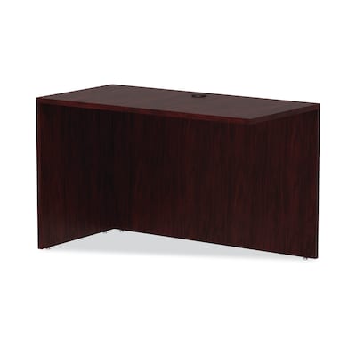 Alera Valencia Series U and L Groupings in Mahogany, Reversible Return/Bridge Shell, 48"W (ALEVA354824MY)