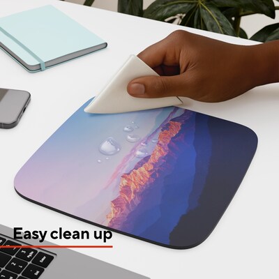 Staples TECH Non-Skid Mouse Pad, MOUNTAIN SUNRISE (ST63282)