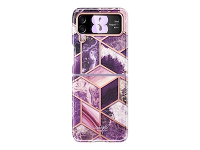 i-Blason Cosmo Marble Purple Snap Case for Samsung Galaxy Z Flip4 (Galaxy2022-ZFlip4-5G-Cosmo-Ameth)