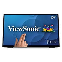 ViewSonic 24 60 Hz LED Monitor, Black (TD2465)