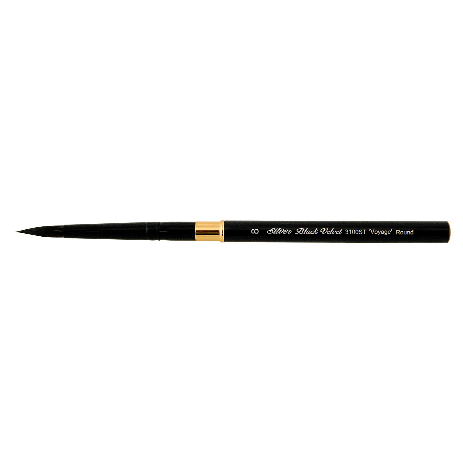 Silver Brush Black Velvet Voyage Travel Round Brush (SLV3100ST8)