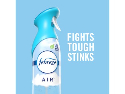 Febreze Air Freshener Aerosol, Crisp Clean, Linen & Sky, Ocean Scents, 8.8 oz., 3/Pack (10677)