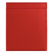 10 x 13 Bubble Mailer, Holiday Red, 25/pack (2021102)