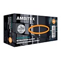 Ambitex N720BLK Series Powder Free Blk Nitrile Gloves, Med, 100/Pk, 10 Pks/CT (NMD720BLK)