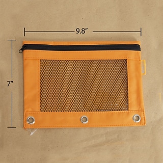 CLI Zipper Pencil Pouch, Clear, Pack of 24 (CHL76370-24)
