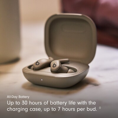 Beats by Dr. Dre Powerbeats Fit Wireless Earbuds, Bluetooth, Gravel Gray (ME2K4LL/A)