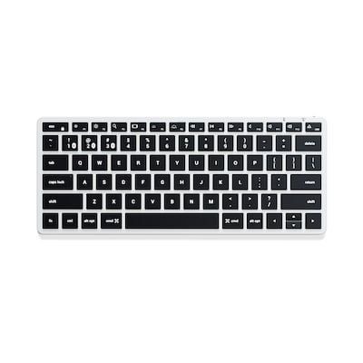Satechi Slim X1 Wireless Keyboard for Apple MacOS, Silver (ST-BTSX1S)