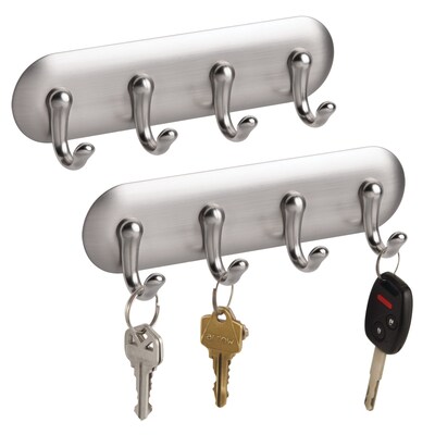 iDesign Wall Racks, Brushed Nickel, ABS (28179M2)
