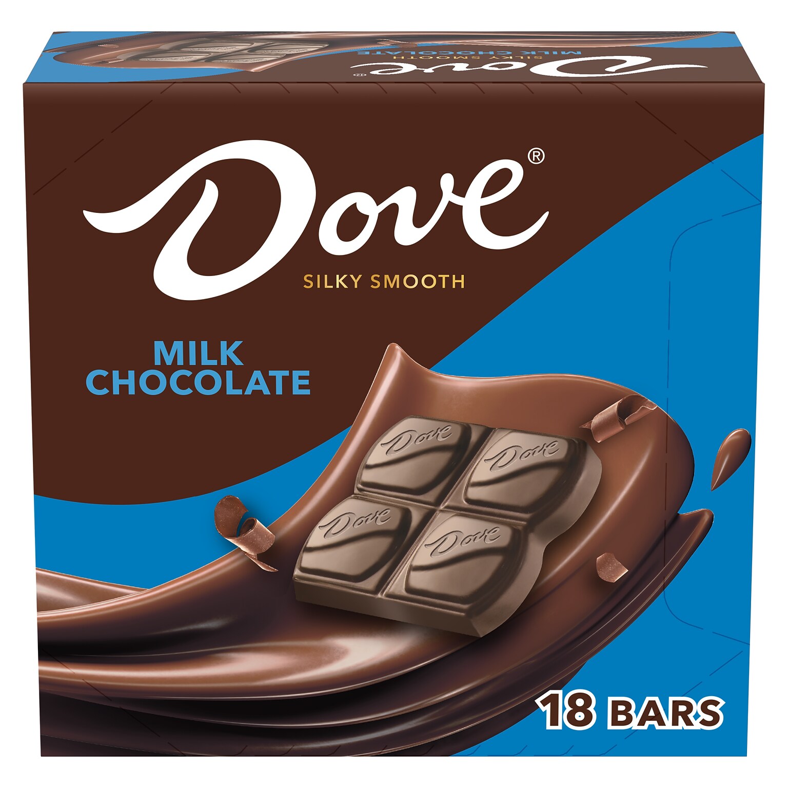 Dove Milk Chocolate Candy Bar, 1.44 oz., 18 Bars/Box (209-00468)