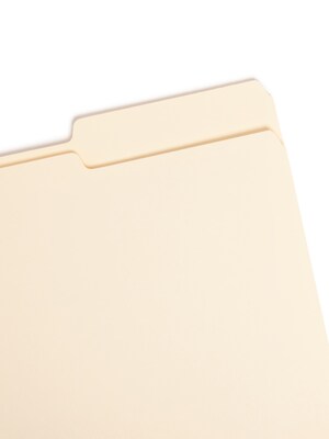 Smead Manila Folder, 1/3-Cut Tab Right Position, Legal Size, 100/Box (15333)