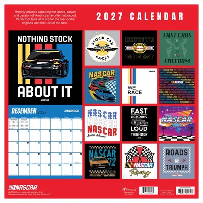 2027 TF Publishing Nascar Best Races 12" x 12" Monthly Wall Calendar (27-1018)
