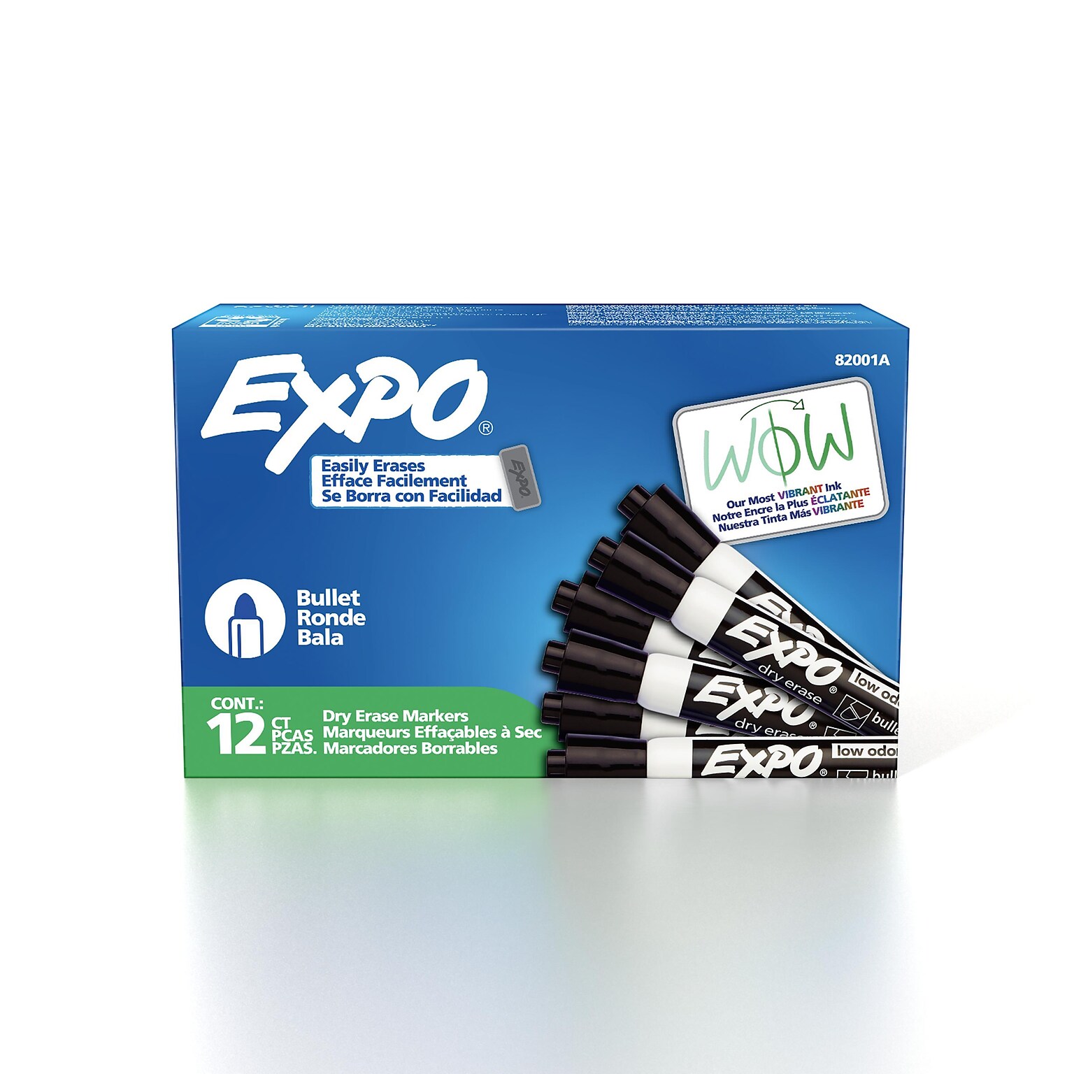 Expo Dry Erase Marker, Bullet Tip, Black (82001)