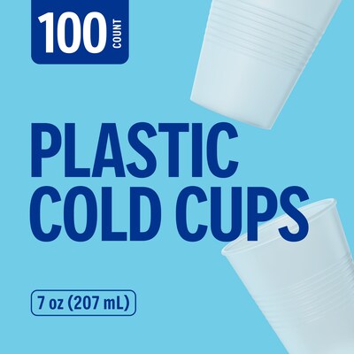 Perk™ Plastic Cold Cup, 7 Oz., Clear, 100/Pack (PK56332)
