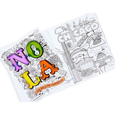 Crayola City Escapes Adult Coloring Book, 40 Pages, 2/Bundle (BIN040307-2)