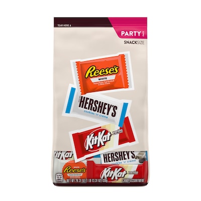 Hersheys All Time Greats White Snack Size White Chocolate Variety Bag, 29.31 oz, 59 Pieces (220-02587)