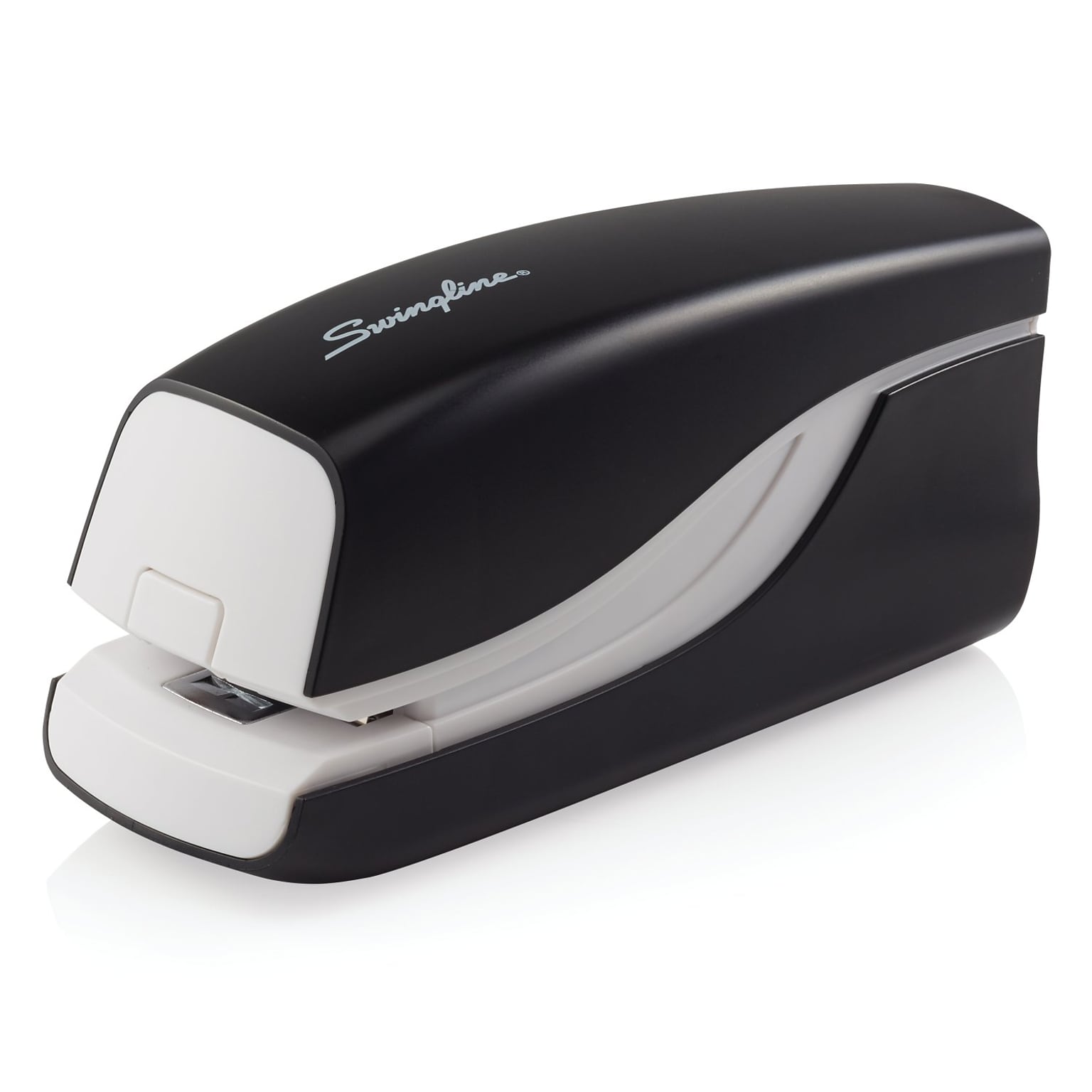 Swingline Breeze Electric Desktop Stapler, 20-Sheet Capacity, Staples Included, Black/White (42131/43132)