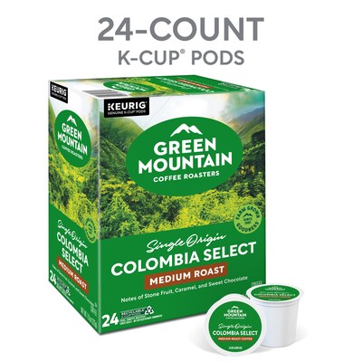 Green Mountain Colombia Select Coffee Keurig® K-Cup® Pods, Medium Roast, 24/Box (6003)